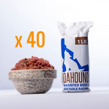 Beef & Vegetable Raw Dog Food (40 lbs.)